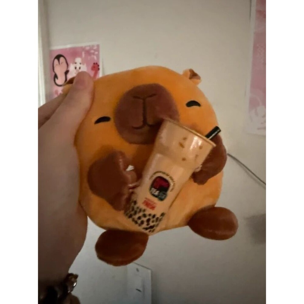 ZURU Snackles Series 2 Spencer the Capybara Kung Fu Tea stuffed collectible toy